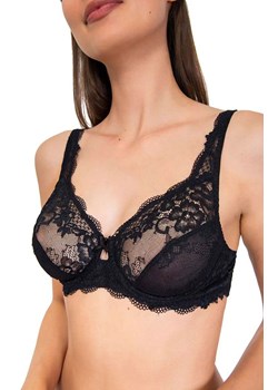 Sielei biustonosz miękki soft czarny WONDERLACE 2442, Kolor czarny, Rozmiar 100C, Sielei ze sklepu Intymna w kategorii Biustonosze - zdjęcie 184148483