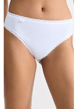 Sloggi figi damskie 24/7 Cotton Lace Tai 10167195-0003, Kolor biały, Rozmiar 38, Sloggi ze sklepu Intymna w kategorii Majtki damskie - zdjęcie 184148530