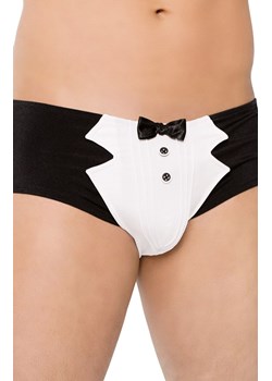 Bokserki męskie Shorts 4504, Kolor czarno-biały, Rozmiar M, SoftLine Collection ze sklepu Intymna w kategorii Majtki męskie - zdjęcie 184148883