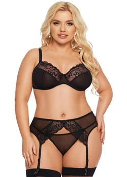 Komplet 3 częściowy czarny plus size Marella, Kolor czarny, Rozmiar XL, SoftLine Collection ze sklepu Intymna w kategorii Komplety bielizny damskiej - zdjęcie 184148934