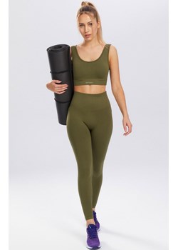Biustonosz sportowy w kolorze khaki Adapt, Kolor khaki, Rozmiar L, Spaio ze sklepu Intymna w kategorii Biustonosze - zdjęcie 184149003