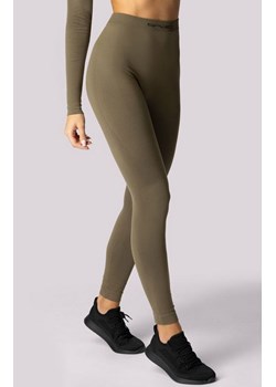 Damskie legginsy termoaktywne khaki Alpha, Kolor khaki, Rozmiar L, Spaio ze sklepu Intymna w kategorii Spodnie damskie - zdjęcie 184149021