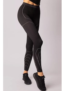 Termoaktywne legginsy damskie czarno-szare Rapid, Kolor czarno-szary, Rozmiar L, Spaio ze sklepu Intymna w kategorii Spodnie damskie - zdjęcie 184149170