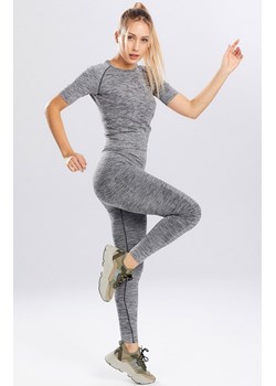 Legginsy melange sportowe w kolorze szarym, Kolor szary melanż, Rozmiar S, Spaio - id: 168917 - marki Spaio - 184149180 Legginsy melange sportowe w kolorze szarym, Kolor szary melanż, Rozmiar S, Spaio ze sklepu Intymna w kategorii Spodnie damskie - zdjęcie 184149180