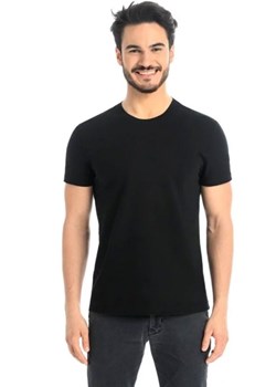 Czarny t-shirt męski bawełniany koszulka z krótkim rękawem Luca, Kolor czarny, Rozmiar 3XL, Teyli ze sklepu Intymna w kategorii T-shirty męskie - zdjęcie 184149854