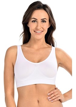 Bezszwowy top damski do karmienia Charlotte 2398575 biały, Kolor biały, Rozmiar L/XL, Teyli ze sklepu Intymna w kategorii Bielizna ciążowa - zdjęcie 184150174