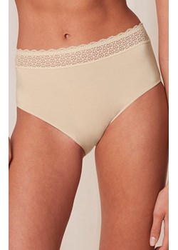 Triumph figi damskie z wysokim stanem Feel of Modal Midi 10214399, Kolor jasnobeżowy, Rozmiar XL, Triumph ze sklepu Intymna w kategorii Majtki damskie - zdjęcie 184151532