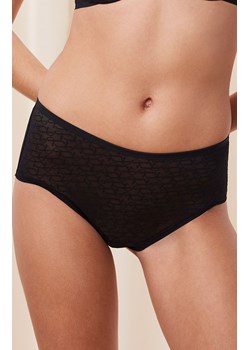 Triumph czarne koronkowe figi Signature Sheer Maxi EX 10215936, Kolor czarny, Rozmiar 40, Triumph ze sklepu Intymna w kategorii Majtki damskie - zdjęcie 184151771