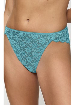 Triumph figi damskie Amourette Highleg Tai 10219109-1597, Kolor turkusowy, Rozmiar 40, Triumph ze sklepu Intymna w kategorii Majtki damskie - zdjęcie 184152270