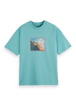 Scotch &amp; Soda Koszulka &quot;JOE JONAS X SCOTCH SODA&quot; w kolorze turkusowym ze sklepu Limango Polska w kategorii T-shirty męskie - zdjęcie 184155212