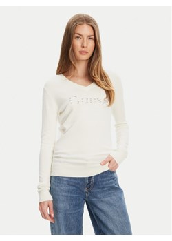 Guess Sweter W5YR24 Z2NQ2 Écru Regular Fit ze sklepu MODIVO w kategorii Swetry damskie - zdjęcie 184155394