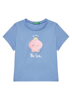 United Colors Of Benetton T-Shirt 3I1XG10JJ Niebieski Regular Fit ze sklepu MODIVO w kategorii T-shirty chłopięce - zdjęcie 184155414