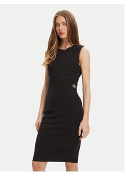 Guess Sukienka codzienna W5YK27 KAQL2 Czarny Regular Fit ze sklepu MODIVO w kategorii Sukienki - zdjęcie 184155420