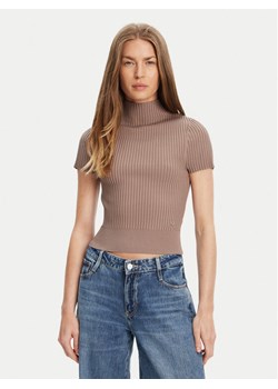 Guess Sweter W5YR04 Z0040 Brązowy Regular Fit ze sklepu MODIVO w kategorii Swetry damskie - zdjęcie 184155423