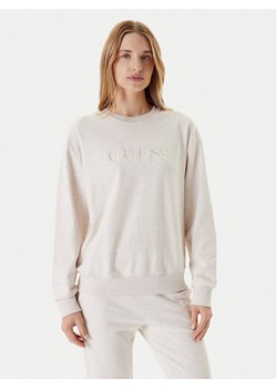 Guess Bluza O5RQ03 KCO31 Beżowy Regular Fit ze sklepu MODIVO w kategorii Bluzy damskie - zdjęcie 184155433