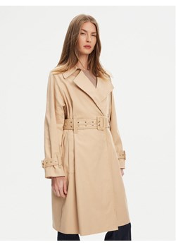Guess Trencz W5YL02 WHDF1 Beżowy Regular Fit ze sklepu MODIVO w kategorii Płaszcze damskie - zdjęcie 184155440