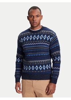United Colors Of Benetton Sweter 1137K107V Niebieski Regular Fit ze sklepu MODIVO w kategorii Swetry męskie - zdjęcie 184155463