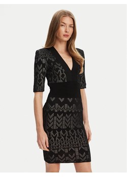 Marciano Guess Sukienka dzianinowa 5YGK20 5877Z Czarny Slim Fit ze sklepu MODIVO w kategorii Sukienki - zdjęcie 184155471