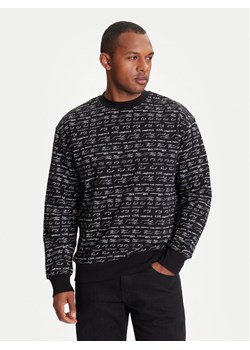 KARL LAGERFELD Bluza 705109 553910 Czarny Regular Fit ze sklepu MODIVO w kategorii Bluzy męskie - zdjęcie 184155501