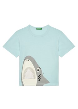 United Colors Of Benetton T-Shirt 3I1XG10JL Niebieski Regular Fit ze sklepu MODIVO w kategorii Bluzki dziewczęce - zdjęcie 184155504