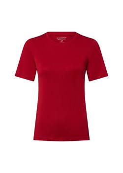 brookshire T-shirt damski Kobiety Bawełna bordowy jednolity ze sklepu vangraaf w kategorii Bluzki damskie - zdjęcie 184156290