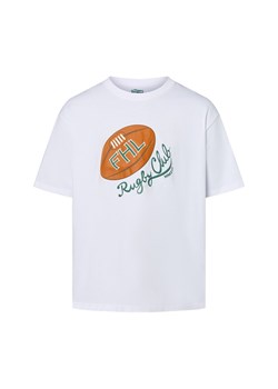 Finshley & Harding London Koszulka męska Mężczyźni Bawełna biały nadruk ze sklepu vangraaf w kategorii T-shirty męskie - zdjęcie 184156302