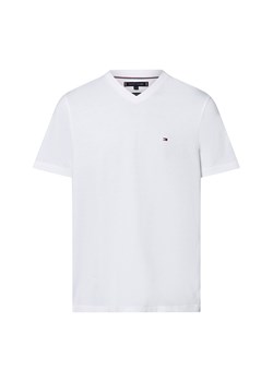 Tommy Hilfiger Koszulka męska Mężczyźni Bawełna biały jednolity ze sklepu vangraaf w kategorii T-shirty męskie - zdjęcie 184156312