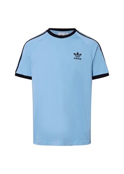 adidas Originals Koszulka męska Mężczyźni Bawełna jasnoniebieski jednolity ze sklepu vangraaf w kategorii T-shirty męskie - zdjęcie 184156342
