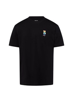 T-shirt - Preppy Bear Mężczyźni Bawełna czarny jednolity - id: 796525-0001-09900 - marki vangraaf - 184156383 T-shirt - Preppy Bear Mężczyźni Bawełna czarny jednolity ze sklepu vangraaf w kategorii T-shirty męskie - zdjęcie 184156383