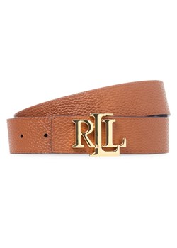 Lauren Ralph Lauren Damski dwustronny pasek skórzany Kobiety skóra koniakowy jednolity ze sklepu vangraaf w kategorii Paski damskie - zdjęcie 184156392