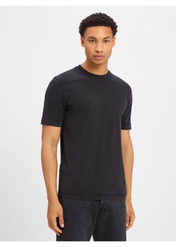 Drykorn Koszulka męska - Raphael Mężczyźni Bawełna czarny jednolity ze sklepu vangraaf w kategorii T-shirty męskie - zdjęcie 184156433