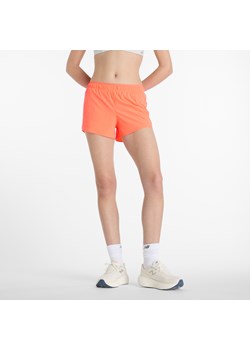 Spodenki damskie New Balance WS41286URR – pomarańczowe ze sklepu New Balance Poland w kategorii Szorty - zdjęcie 184157473