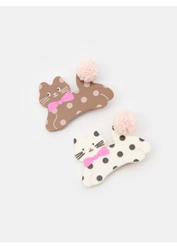 Sinsay - Spinki do włosów z motywem kota 2 pack - wielobarwny ze sklepu Sinsay w kategorii Ozdoby do włosów dziewczęce - zdjęcie 184158032