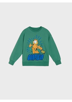 Sinsay - Bluza z nadrukiem Garfield - zielony ze sklepu Sinsay w kategorii Bluzy chłopięce - zdjęcie 184158043