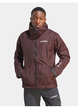 adidas Kurtka outdoor Terrex Xperior GORE-TEX Paclite Rain IB4260 Brązowy Regular Fit ze sklepu MODIVO w kategorii Kurtki męskie - zdjęcie 184158411