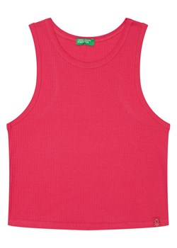 United Colors Of Benetton Top 31H3CH01F Różowy Slim Fit ze sklepu MODIVO w kategorii Bluzki dziewczęce - zdjęcie 184158470