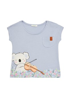 United Colors Of Benetton T-Shirt 3I1XA105X Niebieski Boxy Fit ze sklepu MODIVO w kategorii Bluzki dziewczęce - zdjęcie 184158472