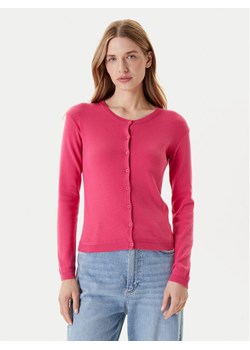 United Colors Of Benetton Kardigan 1091D5558 Różowy Regular Fit ze sklepu MODIVO w kategorii Swetry damskie - zdjęcie 184158580