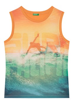 United Colors Of Benetton Tank top 3RD0CH020 Pomarańczowy Regular Fit ze sklepu MODIVO w kategorii T-shirty chłopięce - zdjęcie 184158622