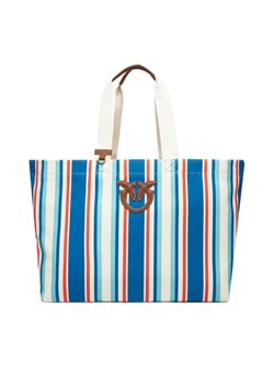 PINKO Torebka Shopping Bag Extra PE 25 PLTT 104754 A2G5 Niebieski ze sklepu MODIVO w kategorii Torby Shopper bag - zdjęcie 184158662