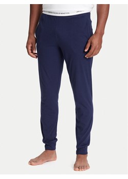 United Colors Of Benetton Spodnie piżamowe 30964F00V Granatowy Regular Fit ze sklepu MODIVO w kategorii Piżamy męskie - zdjęcie 184158670
