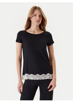United Colors Of Benetton Koszulka piżamowa 3Z123M314 Czarny Regular Fit ze sklepu MODIVO w kategorii Piżamy damskie - zdjęcie 184158704