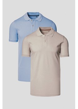 Zestaw 2 Koszulek Polo Bawełnianych Cassian ze sklepu Lancerto S.A. w kategorii T-shirty męskie - zdjęcie 184159892