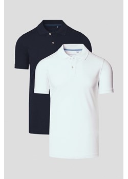 Zestaw 2 Koszulek Polo Bawełnianych Cassian ze sklepu Lancerto S.A. w kategorii T-shirty męskie - zdjęcie 184159893