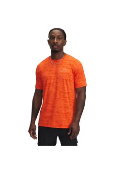 Męska koszulka treningowa Under Armour Vanish Energy Printed SS - pomarańczowa ze sklepu Sportstylestory.com w kategorii T-shirty męskie - zdjęcie 184161100