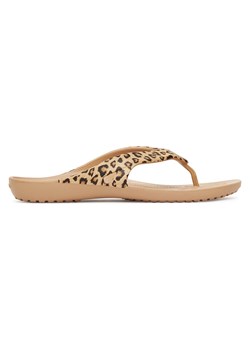 Klapki basenowe Crocs KADEE II LEOPARD FLIP W 206398-98R ze sklepu ccc.eu w kategorii Klapki damskie - zdjęcie 184163334
