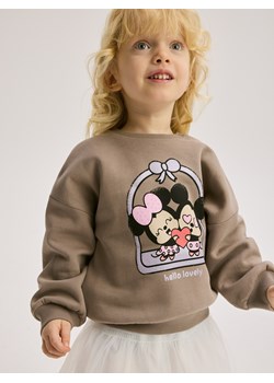 Reserved - Bluza Mickey Mouse - kremowy ze sklepu Reserved w kategorii Bluzy dziewczęce - zdjęcie 184163843