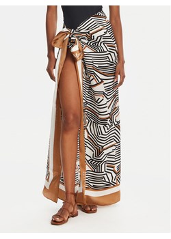 Chusta Max Mara Beachwear Ottico 2516541019 Beżowy ze sklepu eobuwie.pl w kategorii Szaliki i chusty damskie - zdjęcie 184164761