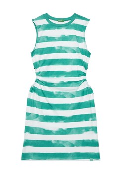 United Colors Of Benetton Sukienka letnia 3SL3CV013 Zielony Regular Fit ze sklepu MODIVO w kategorii Sukienki dziewczęce - zdjęcie 184164971