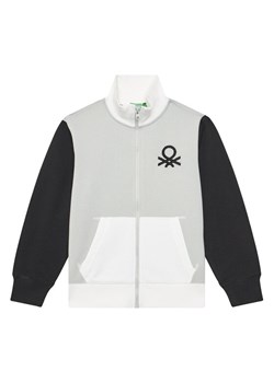 United Colors Of Benetton Bluza 3J68C501B Szary Regular Fit ze sklepu MODIVO w kategorii Bluzy chłopięce - zdjęcie 184164983